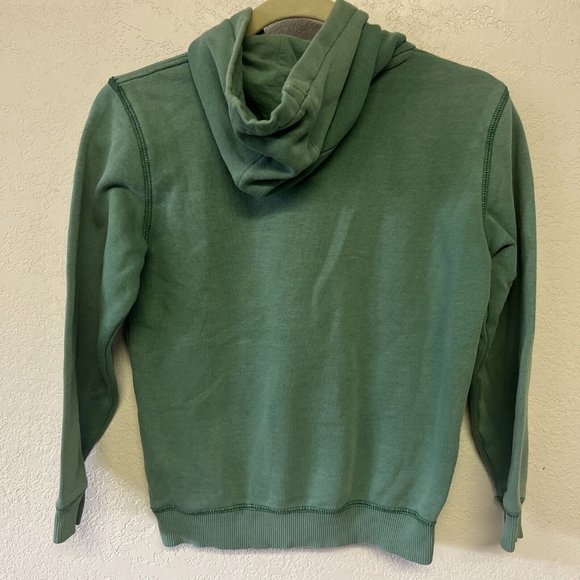 Quicksilver Boarding Company Unisex Teal Printed Hoodie Kids Sz Small - Picture 4 of 7